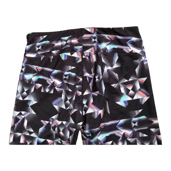 ASICS Womens Size XL Pull On Retro Athletic Yoga Gym Workout Leggings Pants - Picture 4 of 6